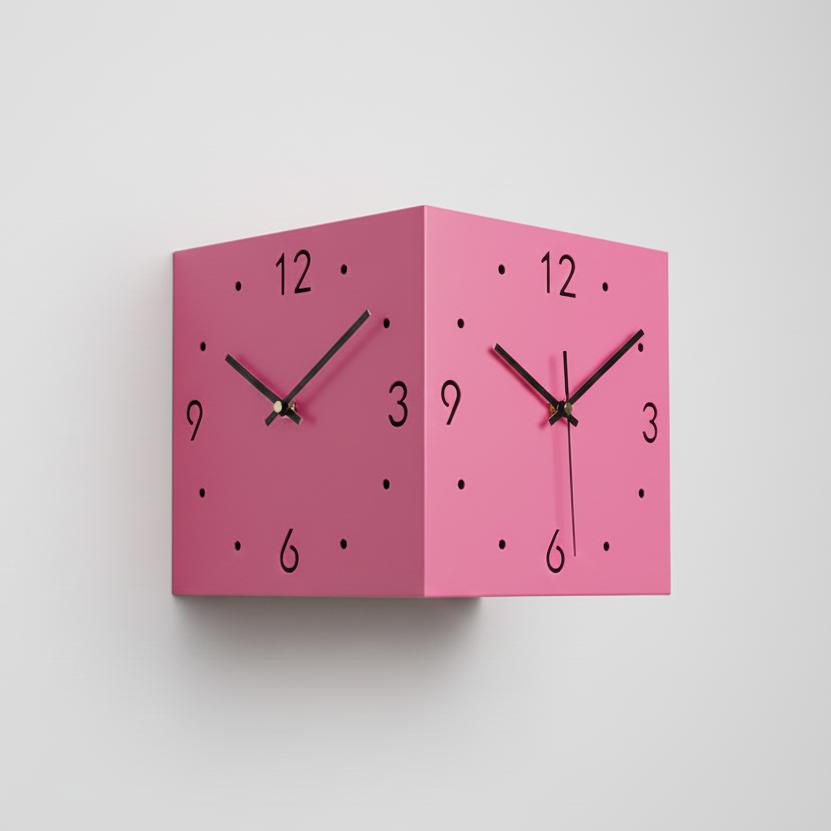 Nowoczesny zegar narożny