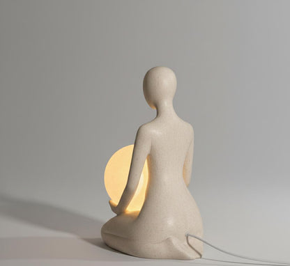 Minimalistyczna abstrakcyjna figura świetlna