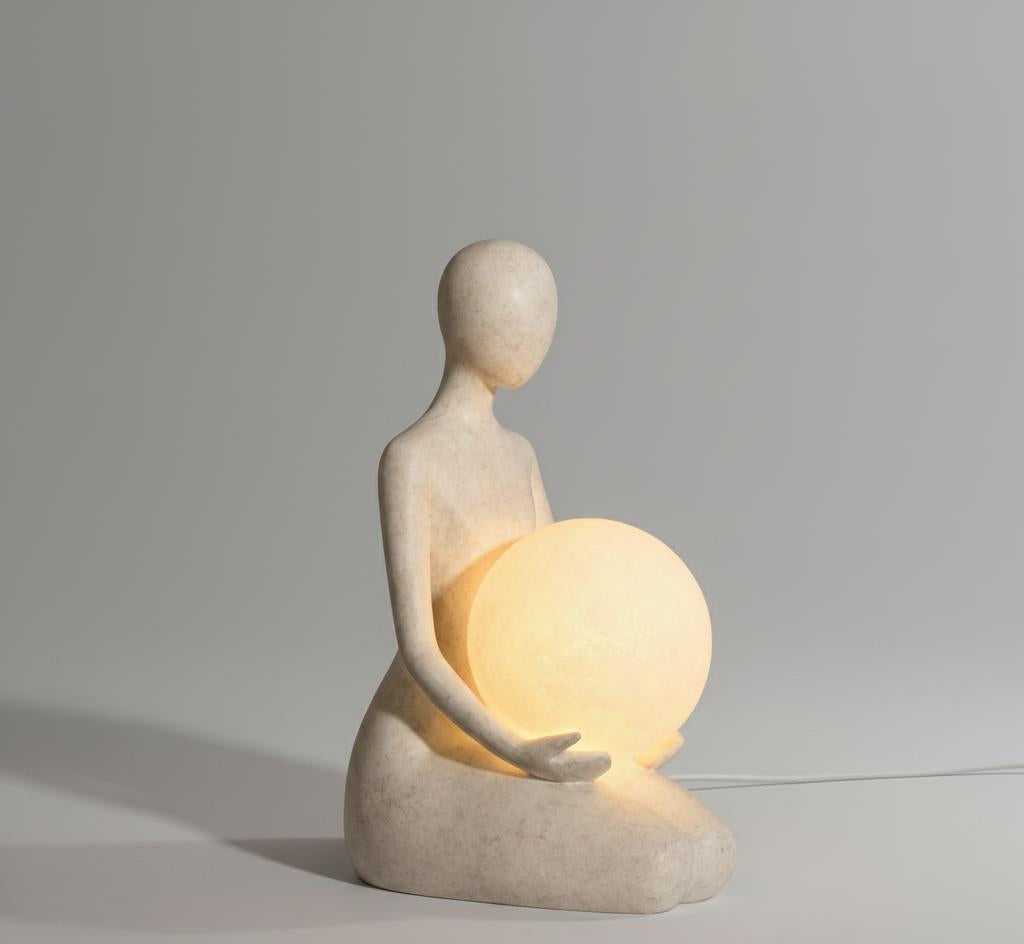 Minimalistyczna abstrakcyjna figura świetlna