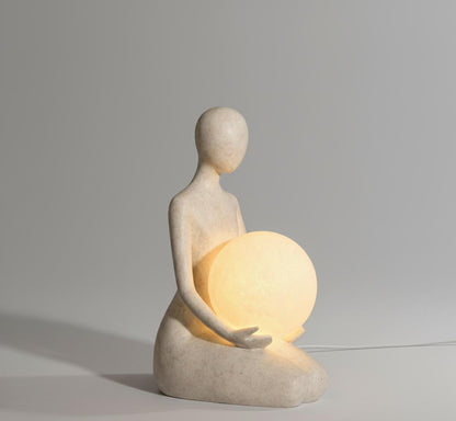 Minimalistyczna abstrakcyjna figura świetlna